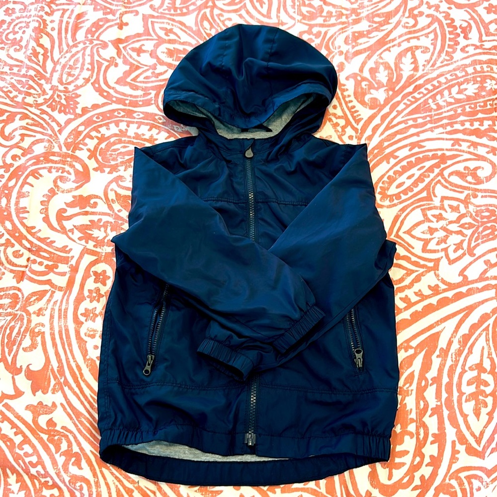 Gap, boys, navy blue, size 5, rain/windbreaker